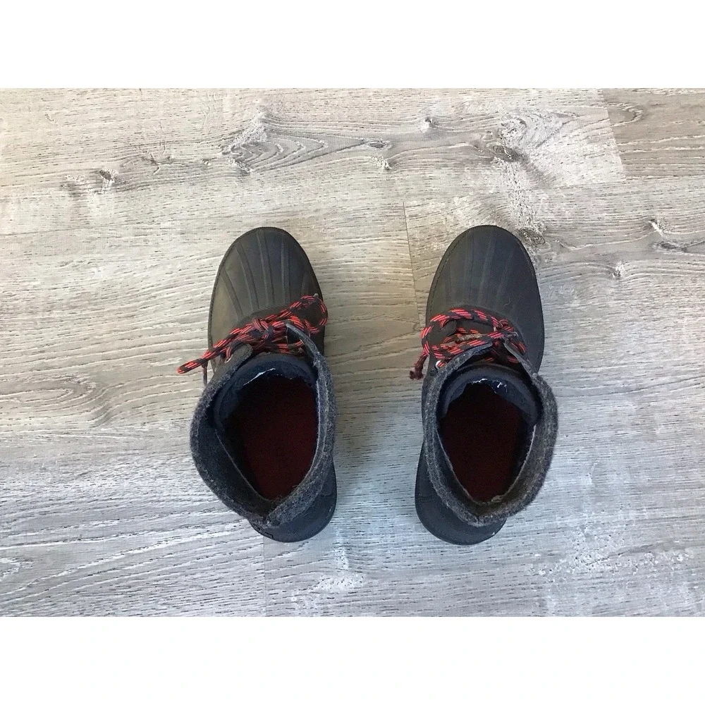 Sperry Gloucester Cold Bay Mens Size 10.5 M Duck Boots Black Boots STS14381